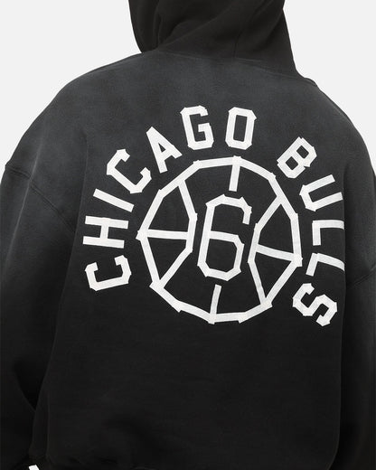 Mitchell & Ness Chicago Bulls Tape Hoodie Black