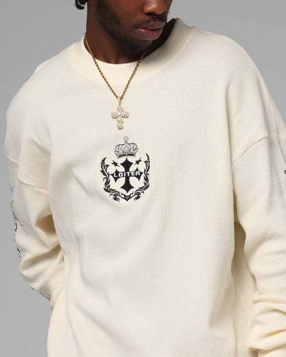 Loiter Purity Thermal Long Sleeve T-Shirt Off White