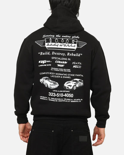 Huf X Greddy Body Works Hoodie Black
