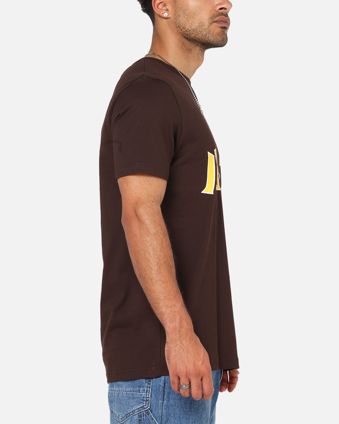 New Era San Diego Padres 'Hyperfly Katakana x MLB' T-Shirt Dark Brown