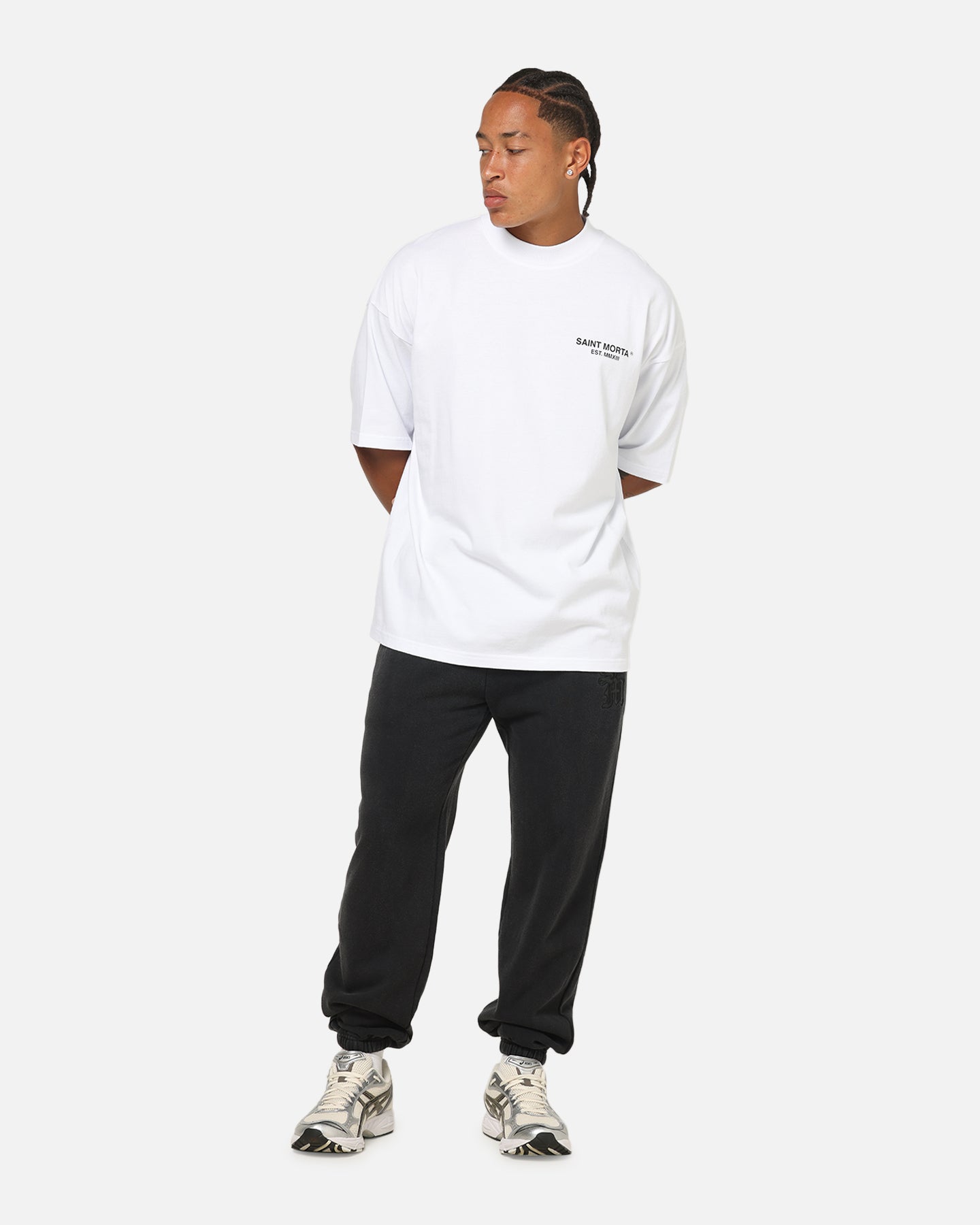 Saint Morta Departed Boxy T-Shirt White