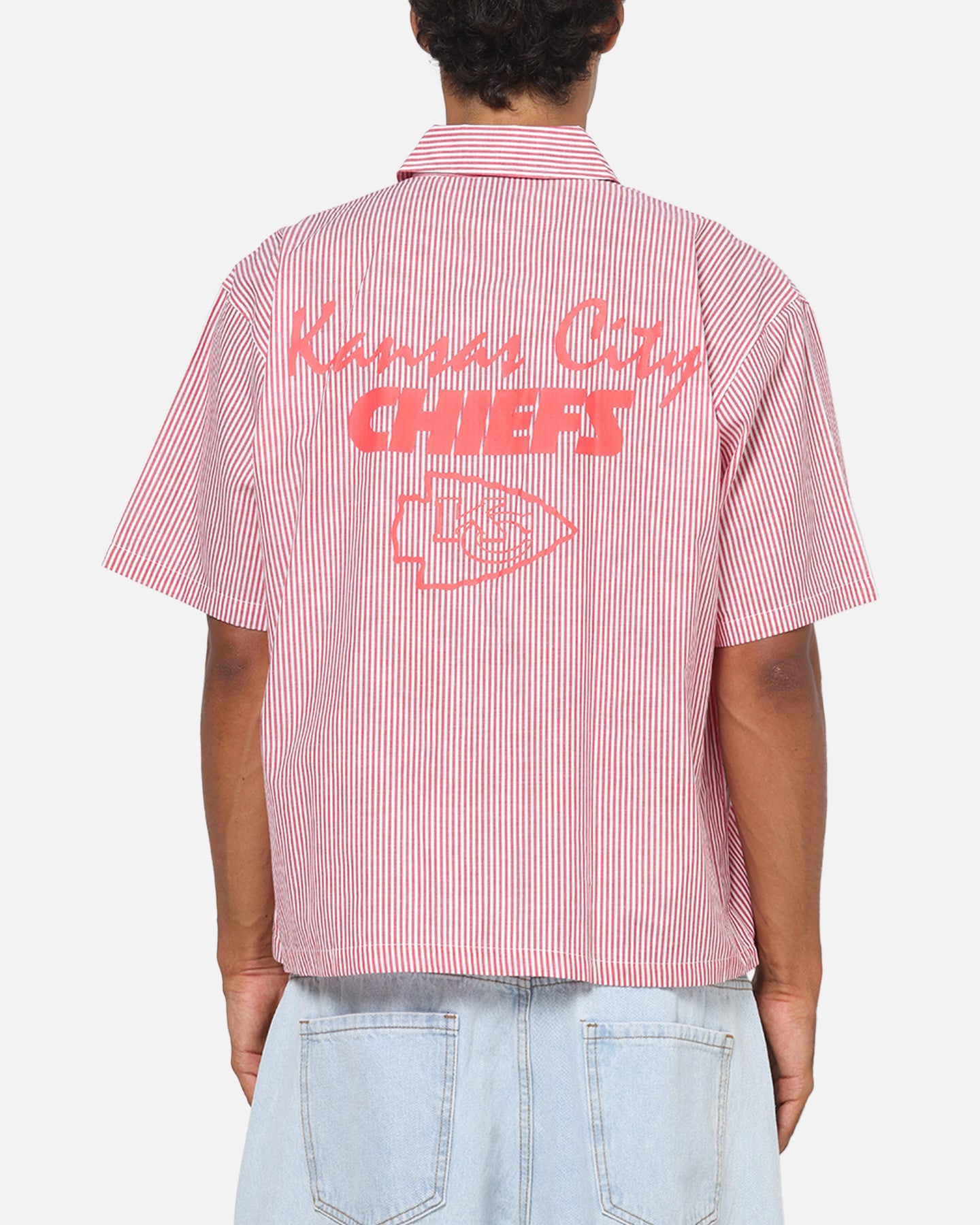 Majestic Athletic Kansas City Chiefs Graphic Boxy Shirt White/Red