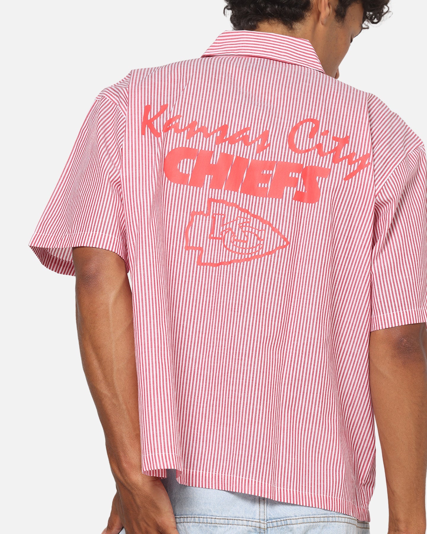 Majestic Athletic Kansas City Chiefs Graphic Boxy Shirt White/Red
