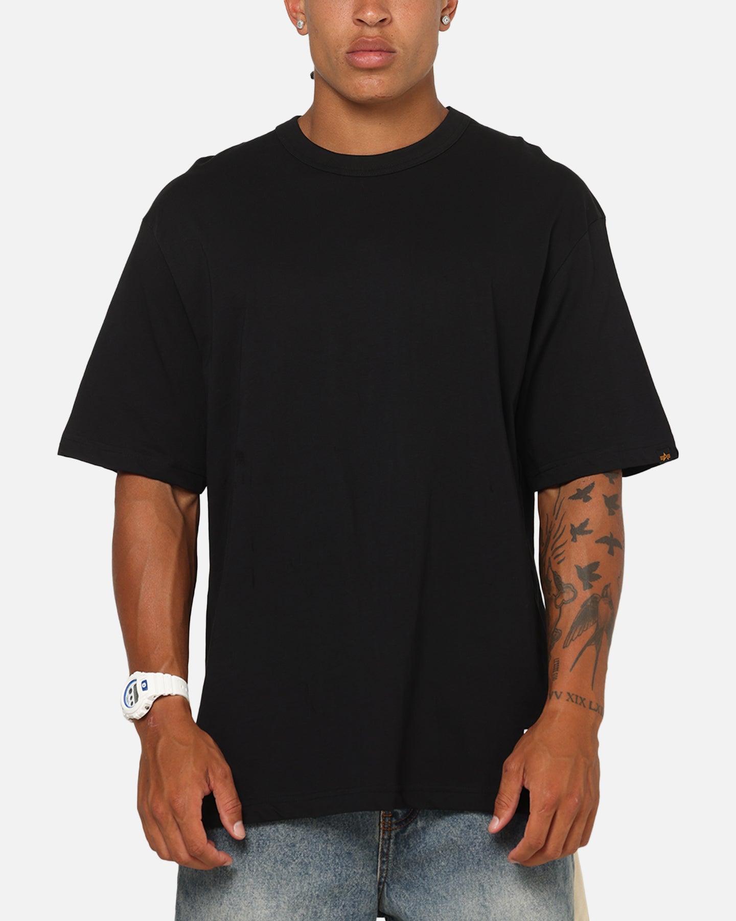 Alpha Industries Patched T-Shirt Black