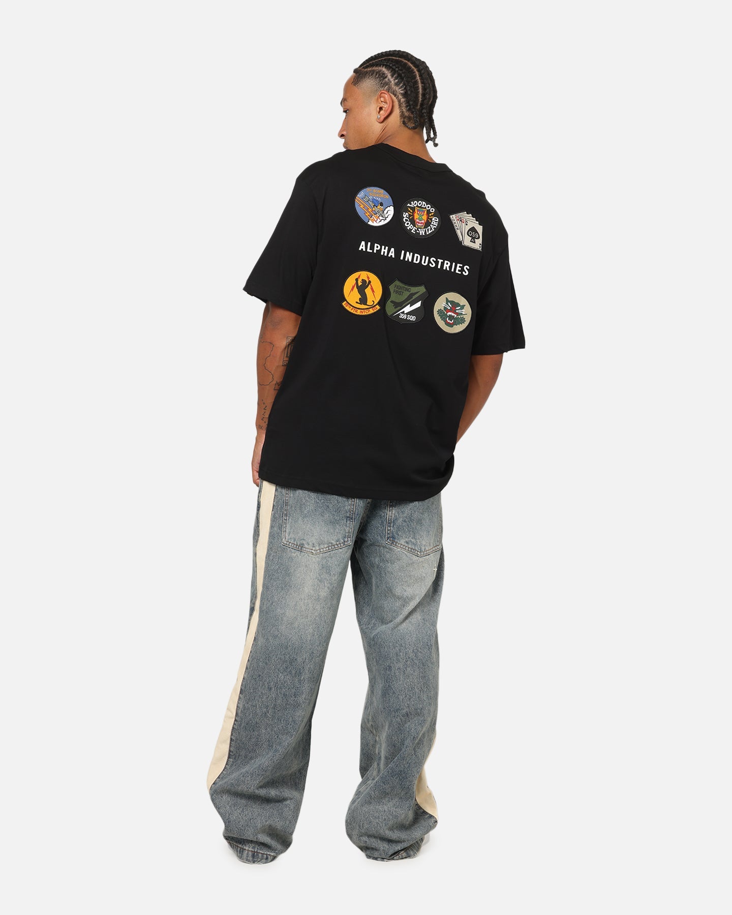 Alpha Industries Patched T-Shirt Black