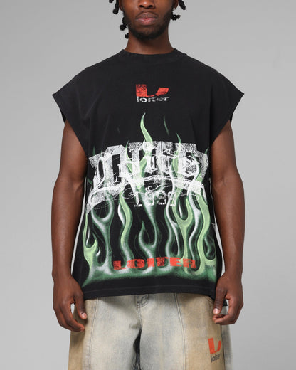 Loiter Inferno Muscle T-Shirt Black