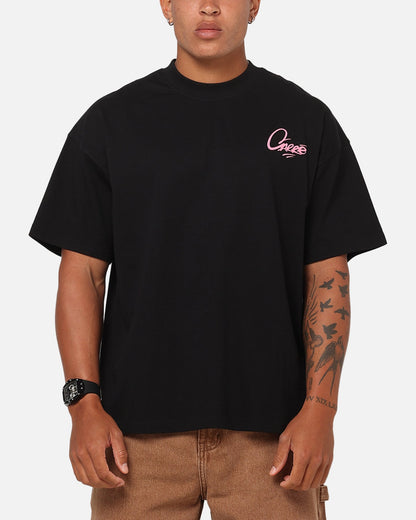 Carre Graffiti T-Shirt Black/Pink