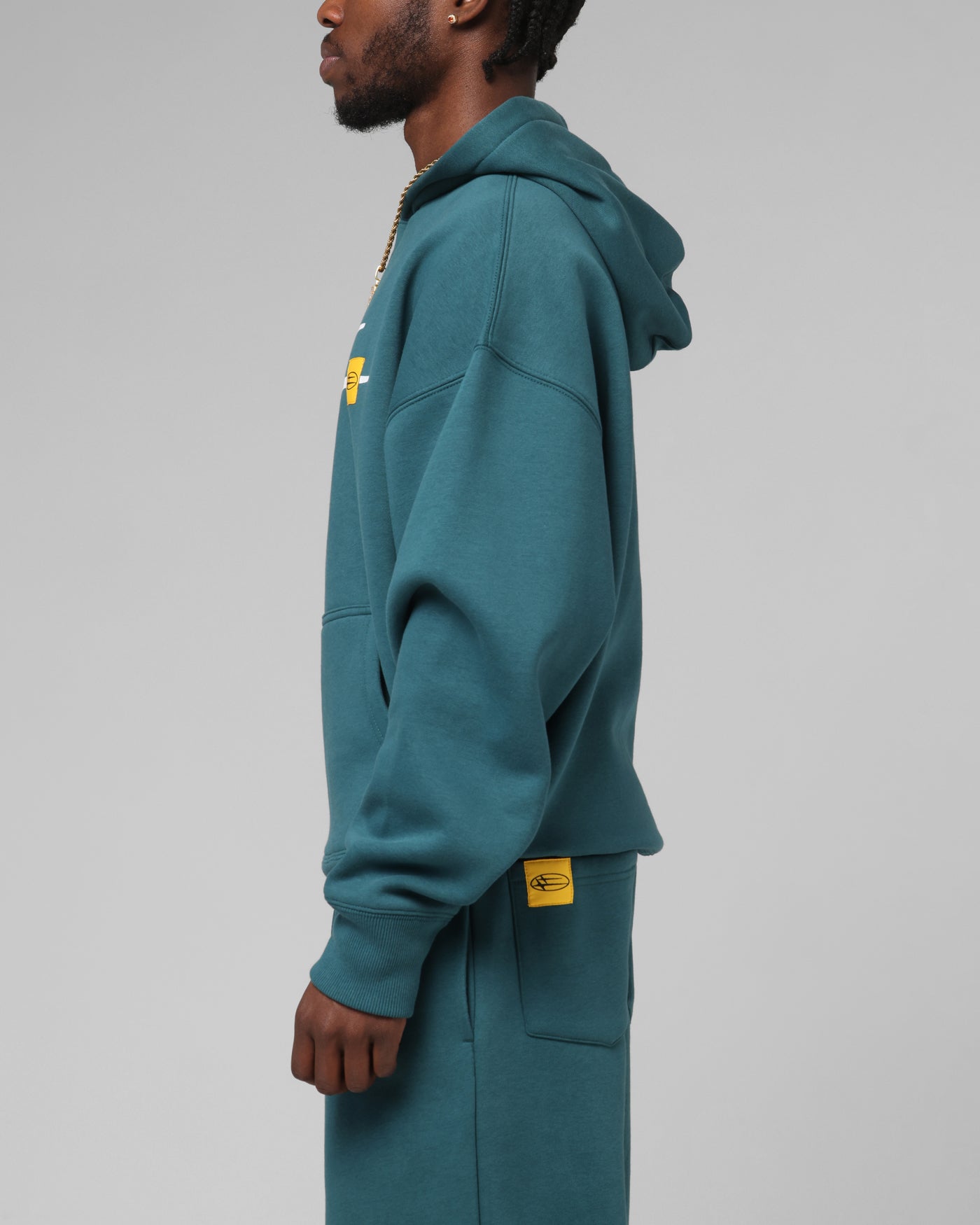 Loiter Hybrid Premium Hoodie Teal