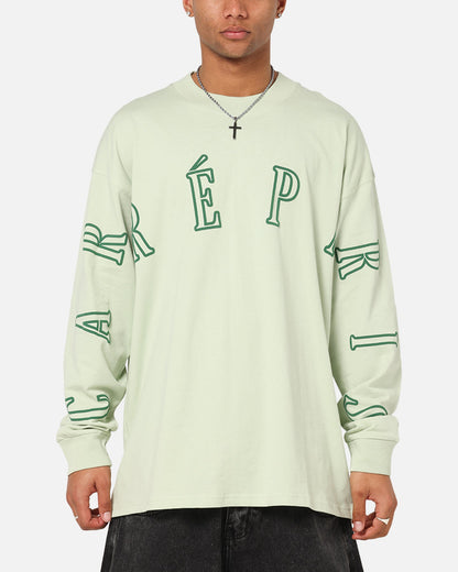 Carre Global Oversized Long Sleeve T-Shirt Sage