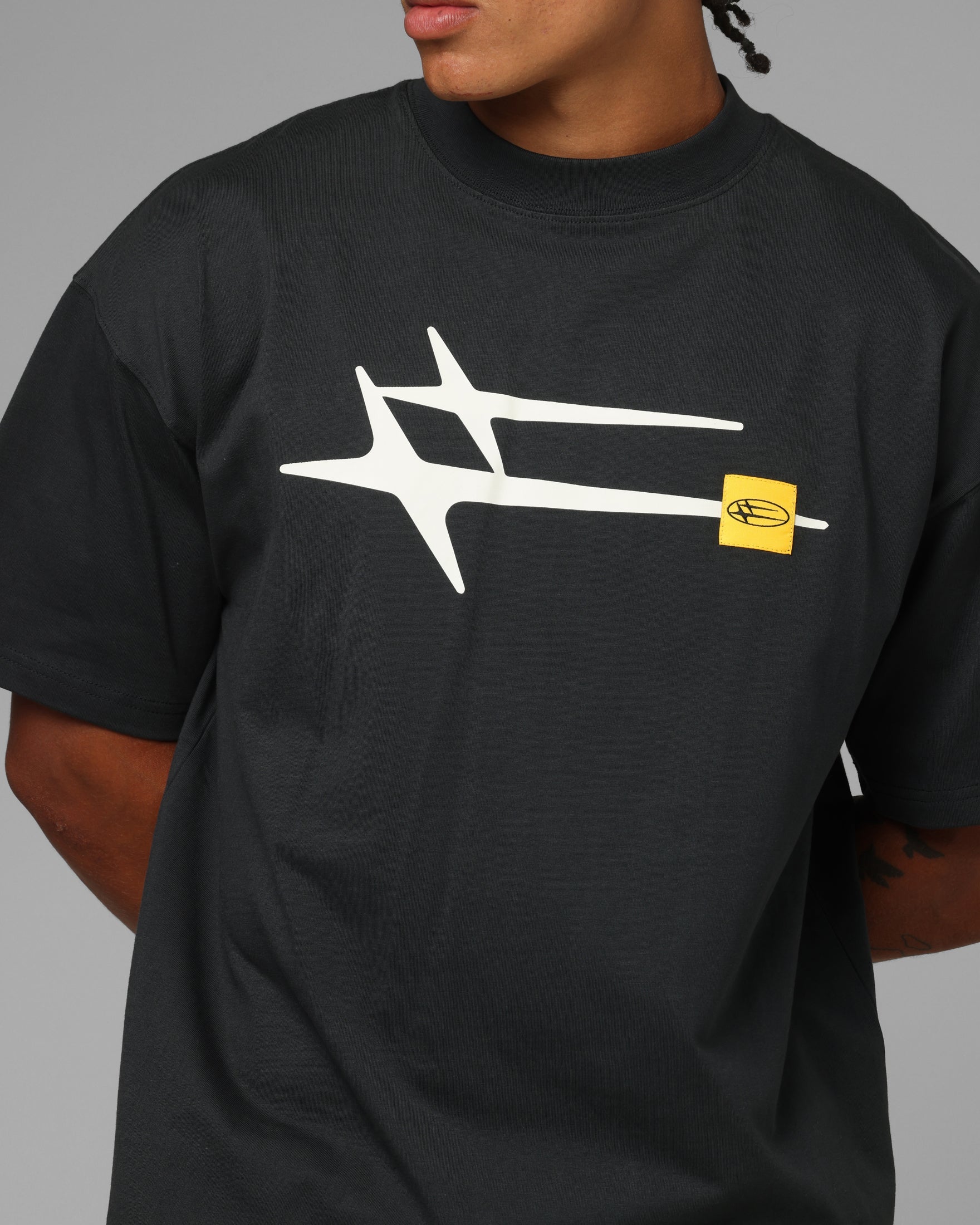 Loiter Hybrid Premium T-Shirt Charcoal