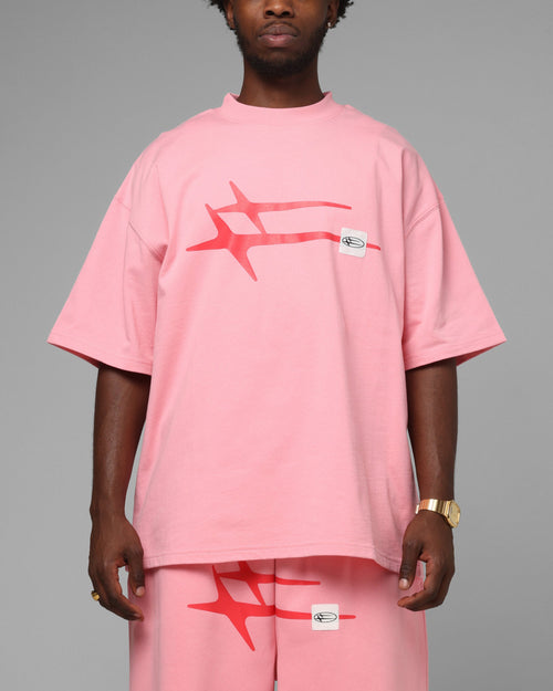 Loiter Hybrid Premium T-Shirt Pink