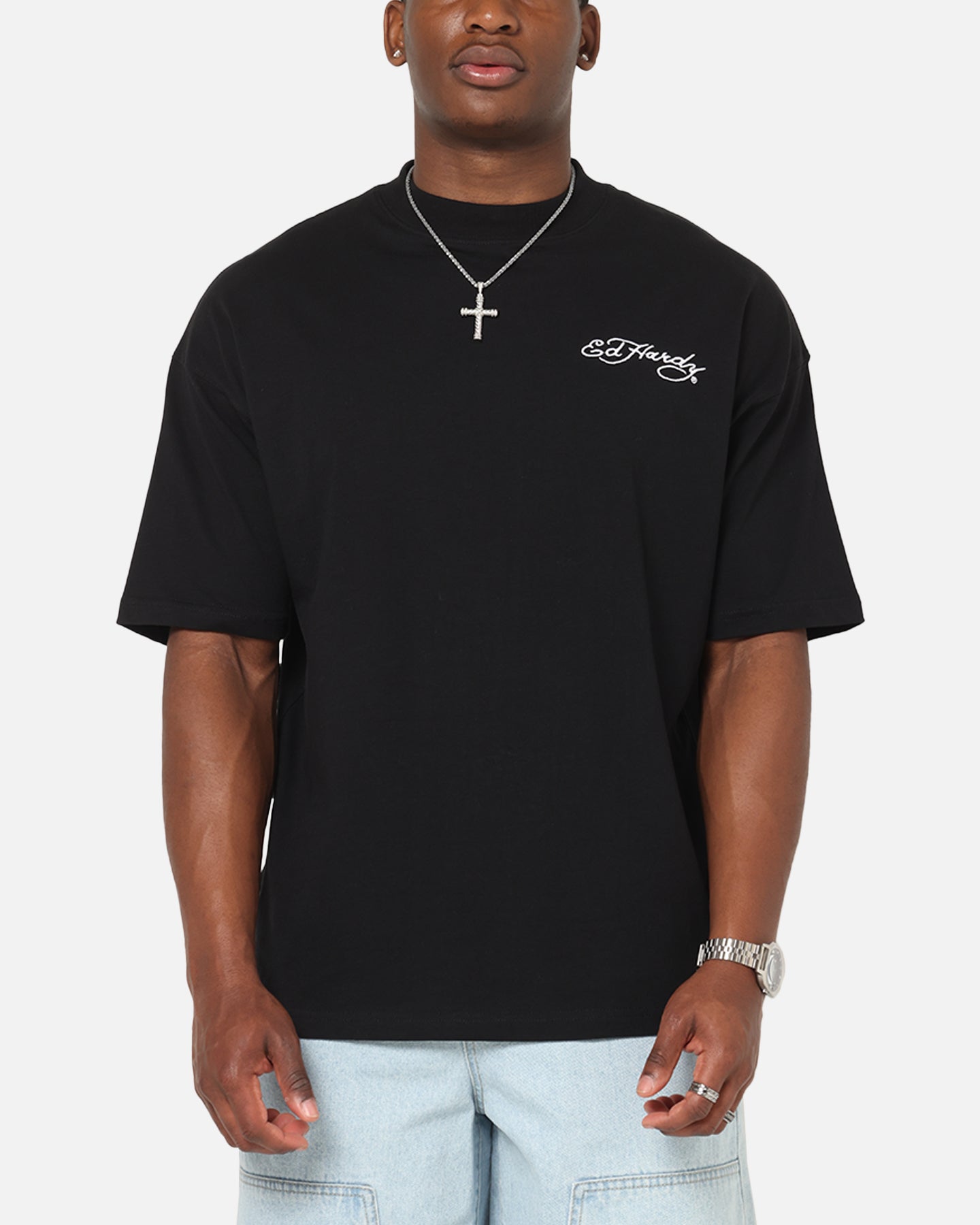Ed Hardy UV Active T-Shirt Black