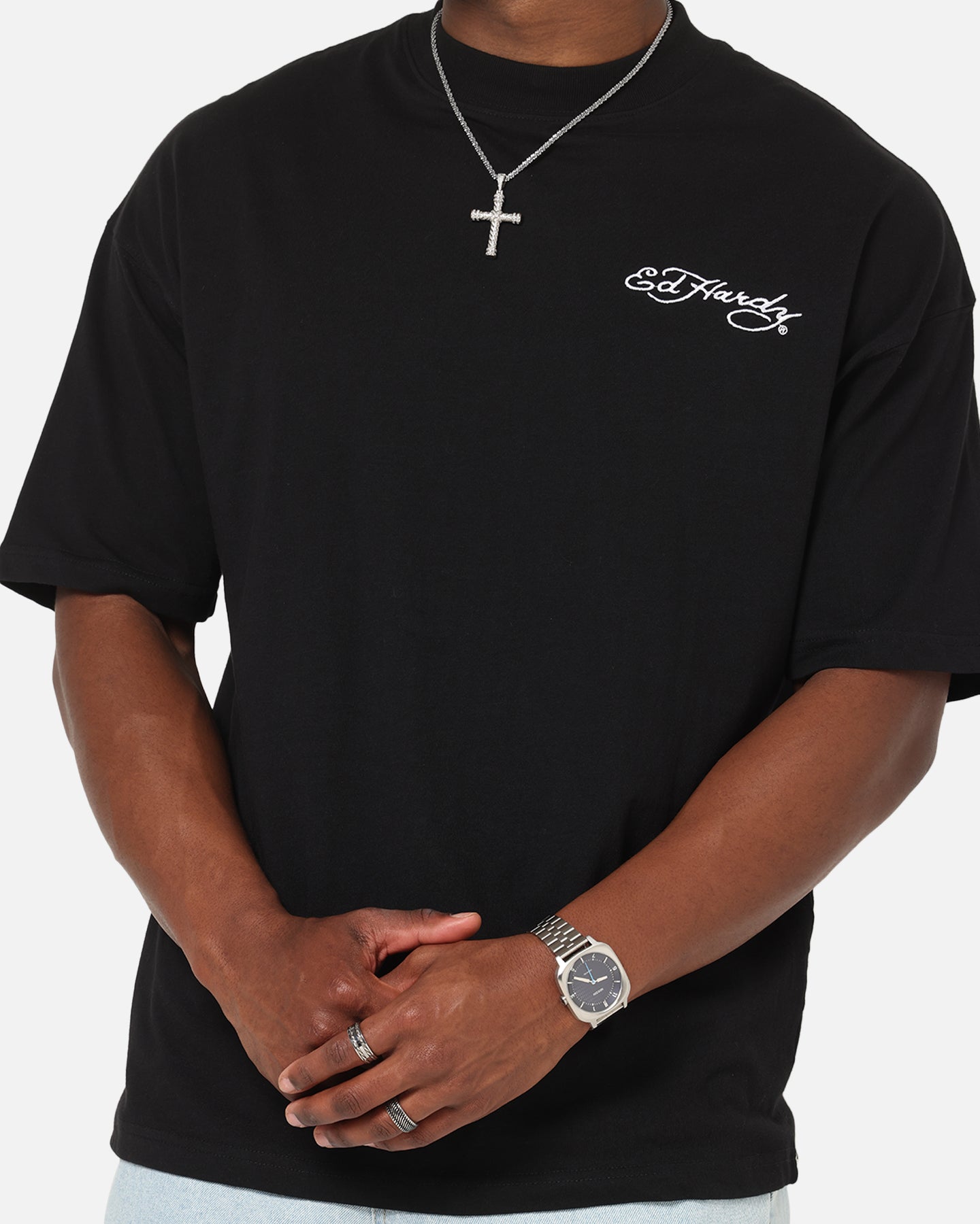 Ed Hardy UV Active T-Shirt Black