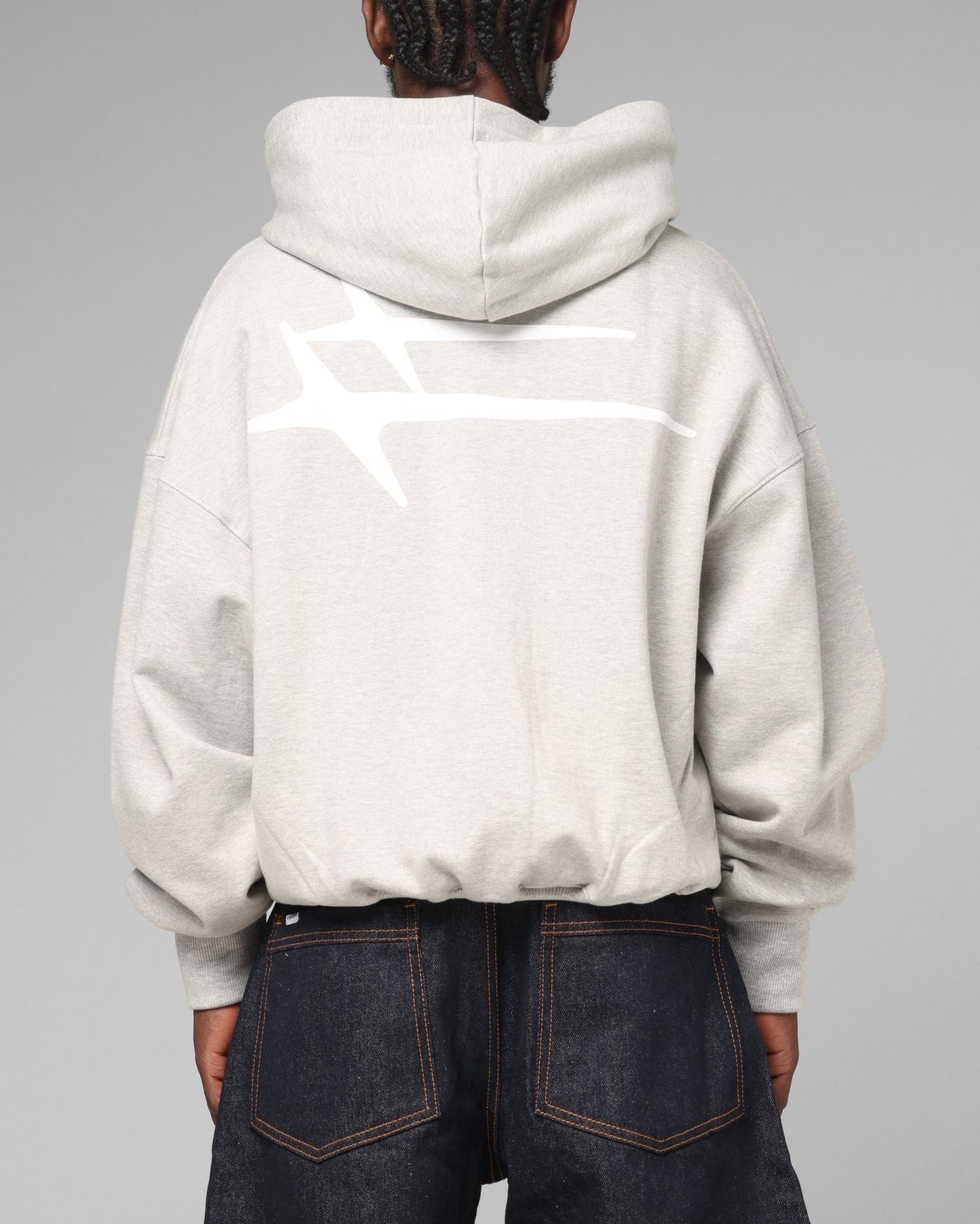 Loiter Hybrid Premium Hoodie Grey