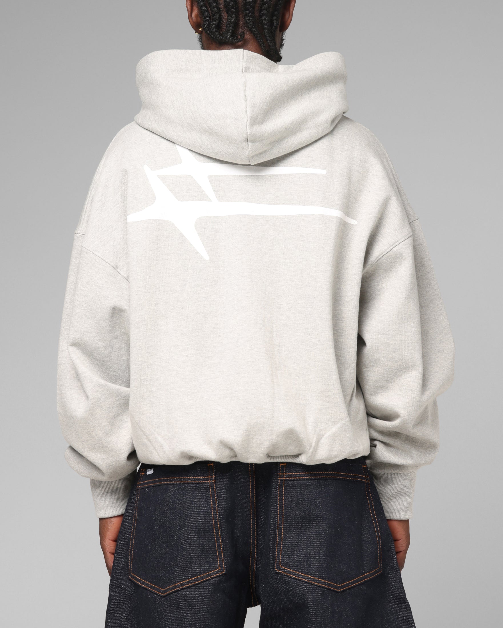 Loiter Hybrid Premium Hoodie Grey