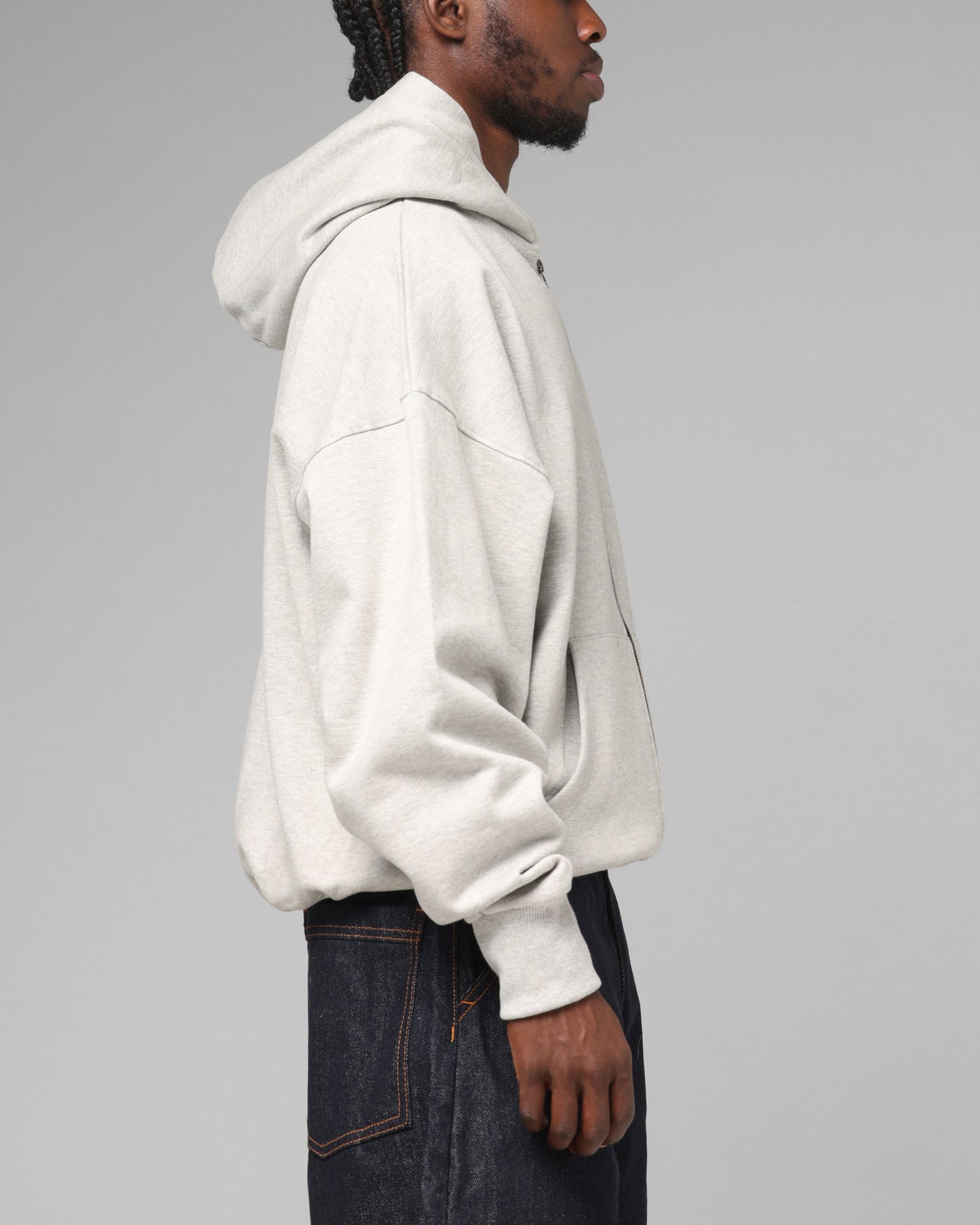 Loiter Hybrid Premium Hoodie Grey