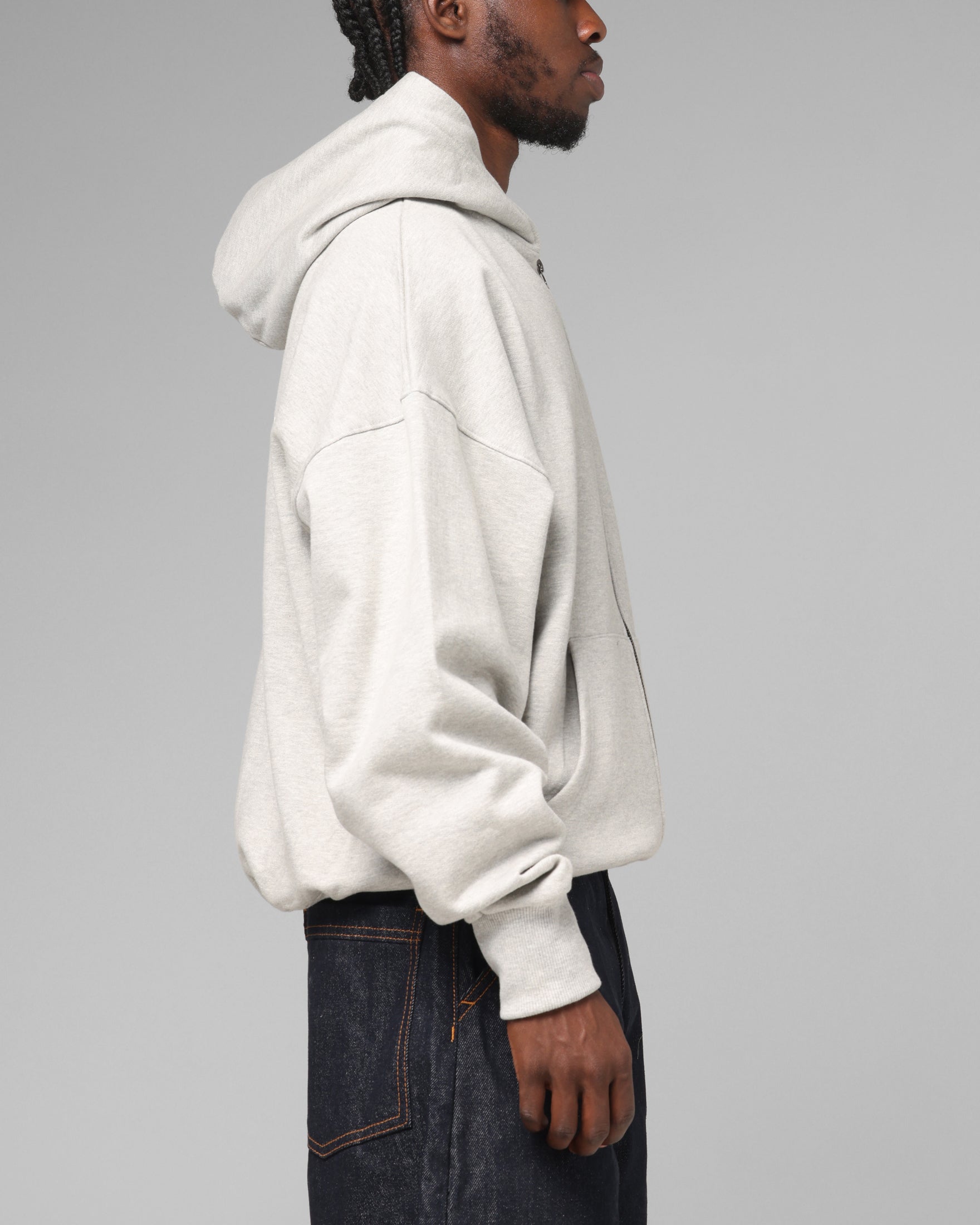 Loiter Hybrid Premium Hoodie Grey
