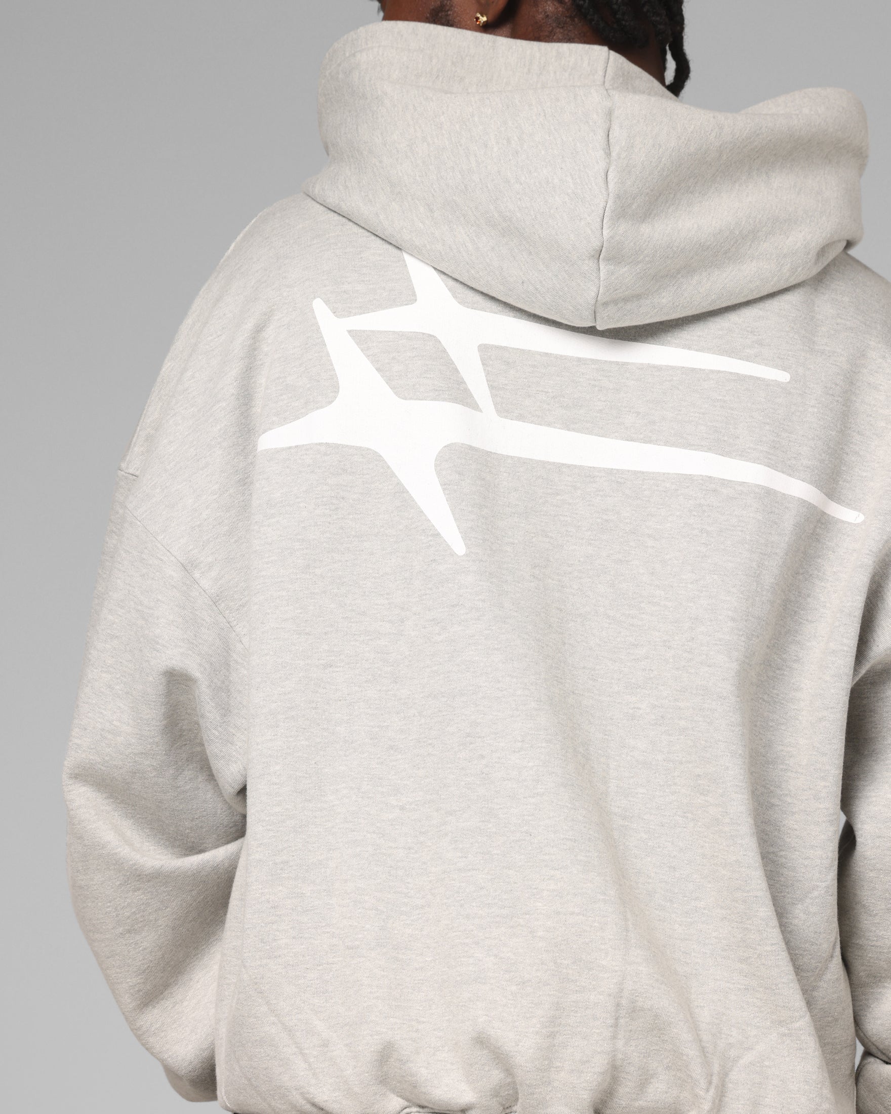 Loiter Hybrid Premium Hoodie Grey