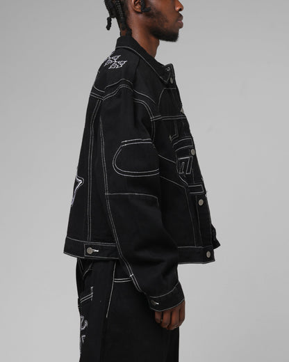 Loiter Daytona Denim Jacket Black