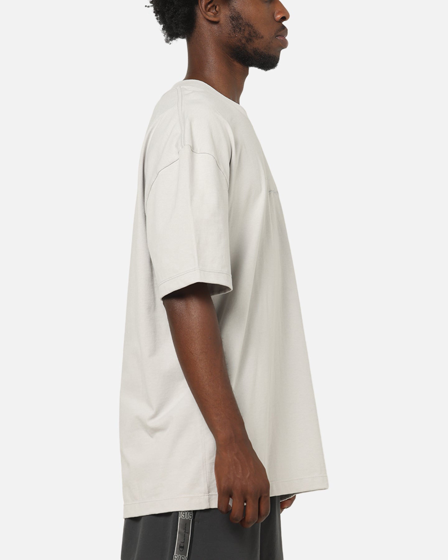 Champion Heritage New Script T-Shirt Iron Grey