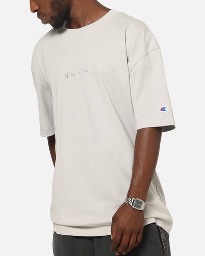 Champion Heritage New Script T-Shirt Iron Grey