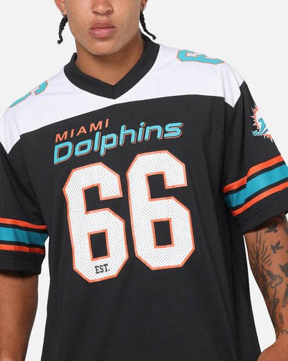 Majestic Athletic Miami Dolphins Glenver Mesh Oversized T-Shirt Black