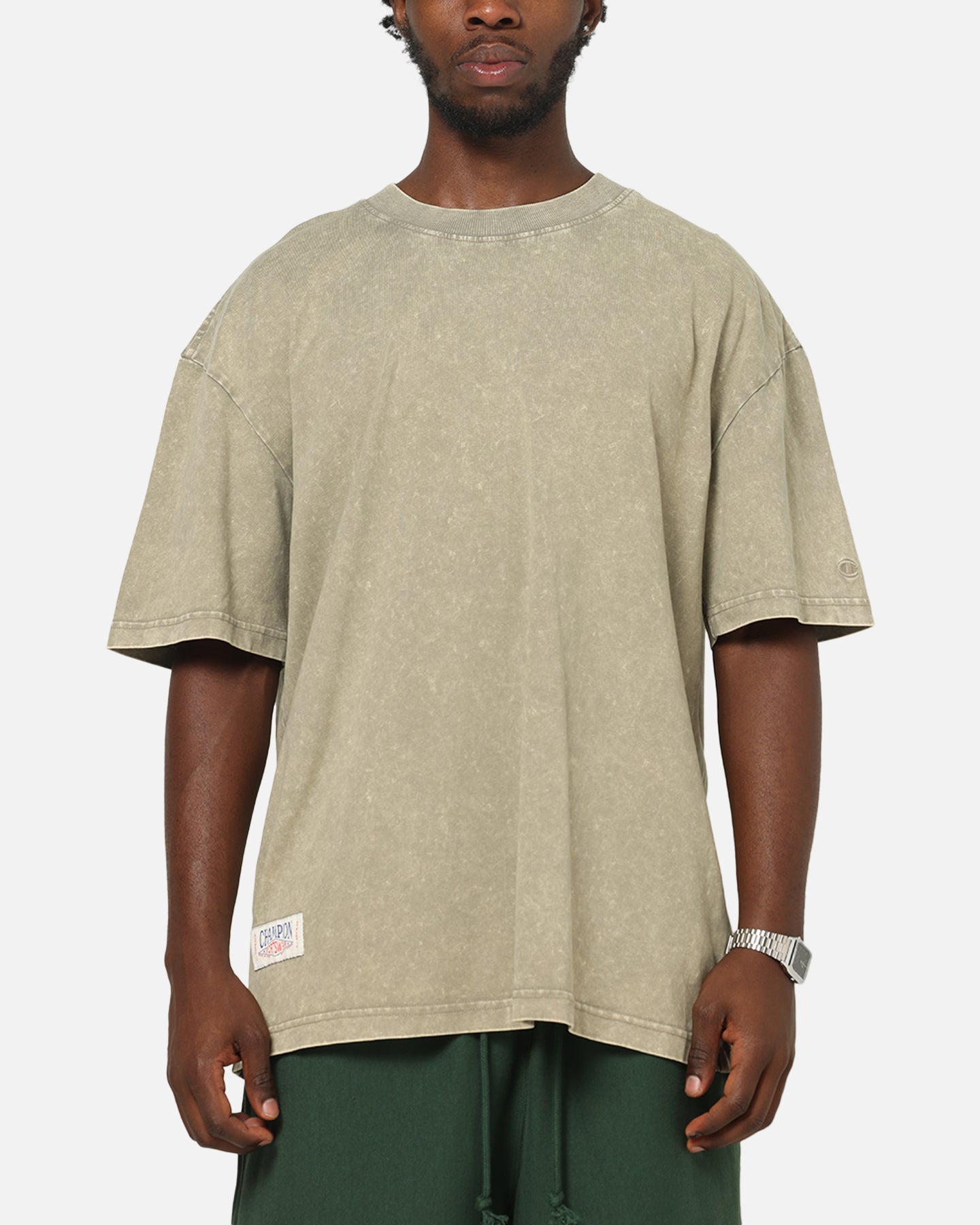 Champion Mineral Wash T-Shirt Stone