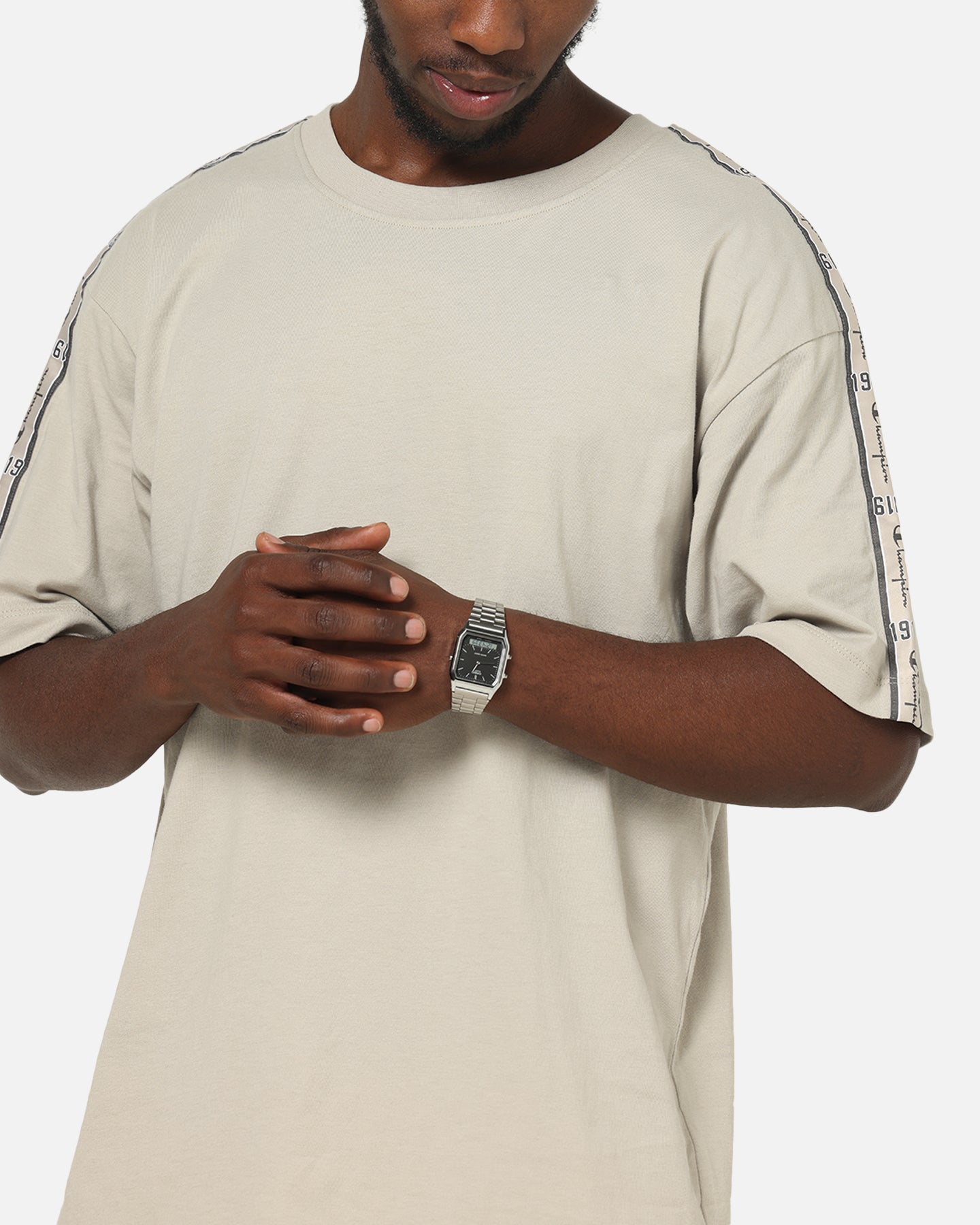 Champion SPS Lux Taping T-Shirt Beige