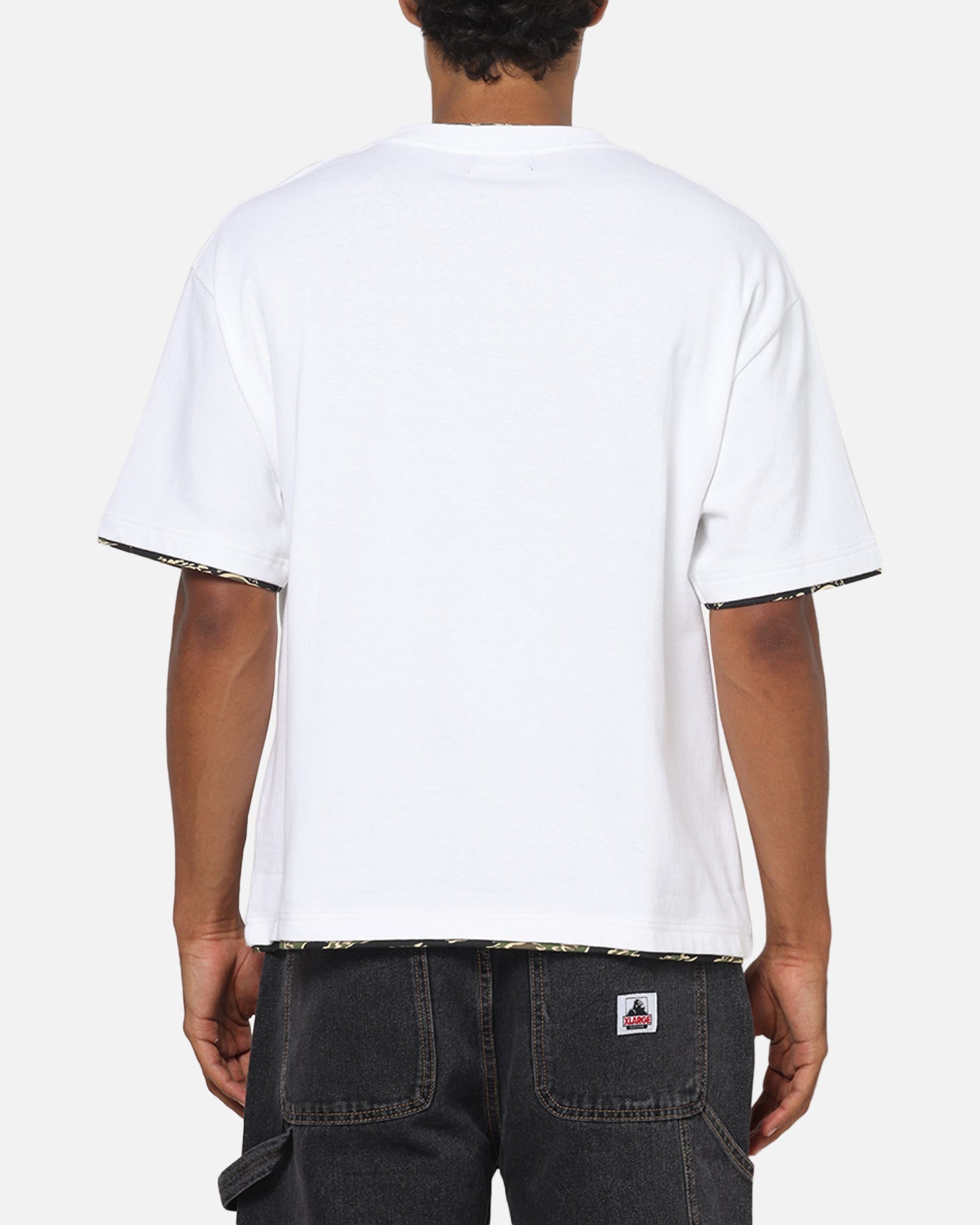 X-Large Double Layer Gorilla Fit T-Shirt White