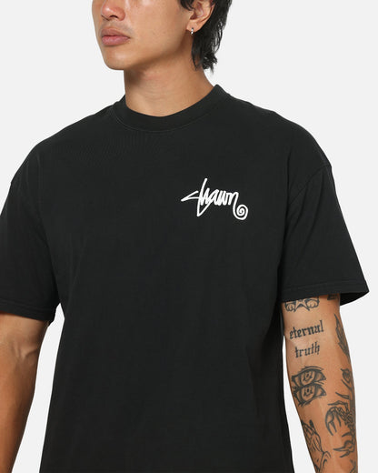 S Double Shawn Script T-Shirt Black