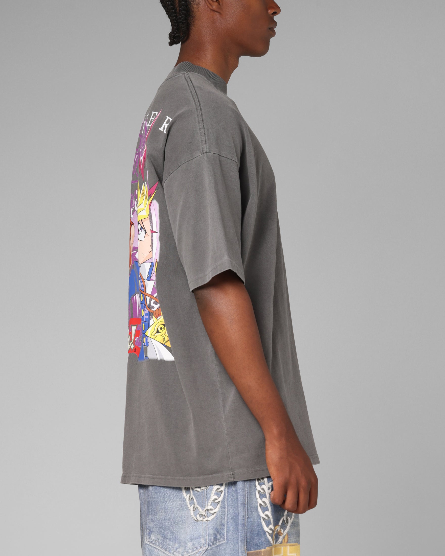 Loiter X Yu-Gi-Oh! Yugi T-Shirt Vintage Black