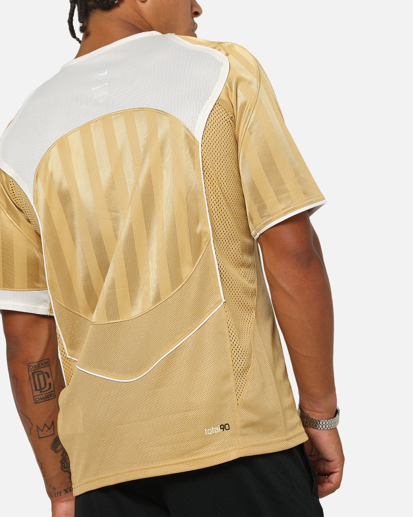 Nike Total 90 Soccer T-Shirt Club Gold/Summit White