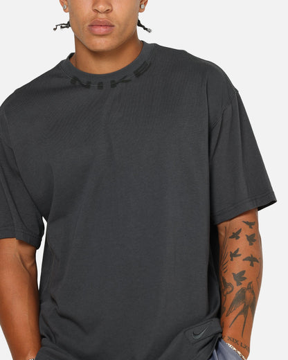 Nike Sportswear Collar Print T-Shirt Anthracite