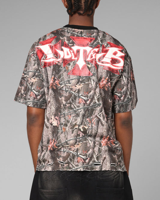 Loiter Holy Fire Premium T-Shirt Real Tree Camo