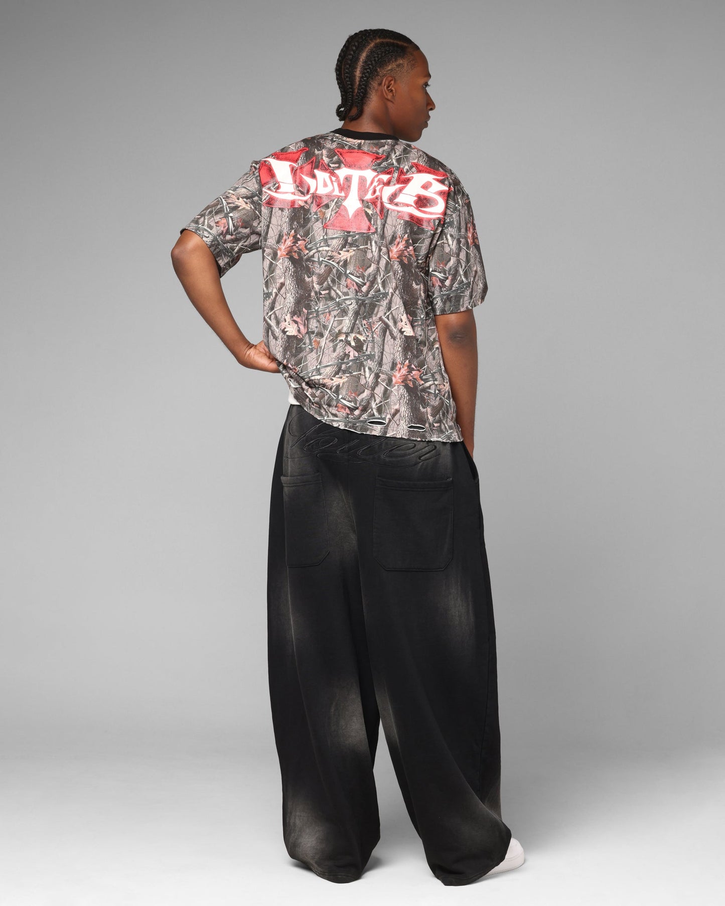 Loiter Holy Fire Premium T-Shirt Real Tree Camo