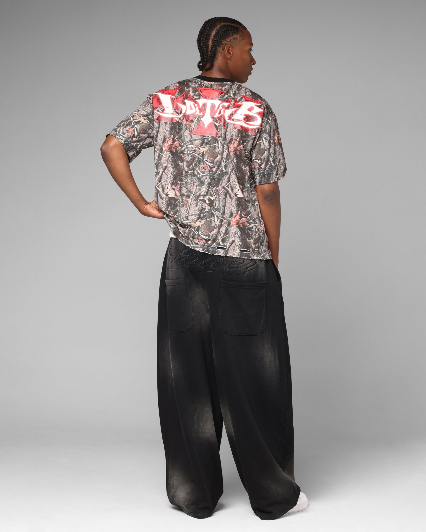 Loiter Holy Fire Premium T-Shirt Real Tree Camo