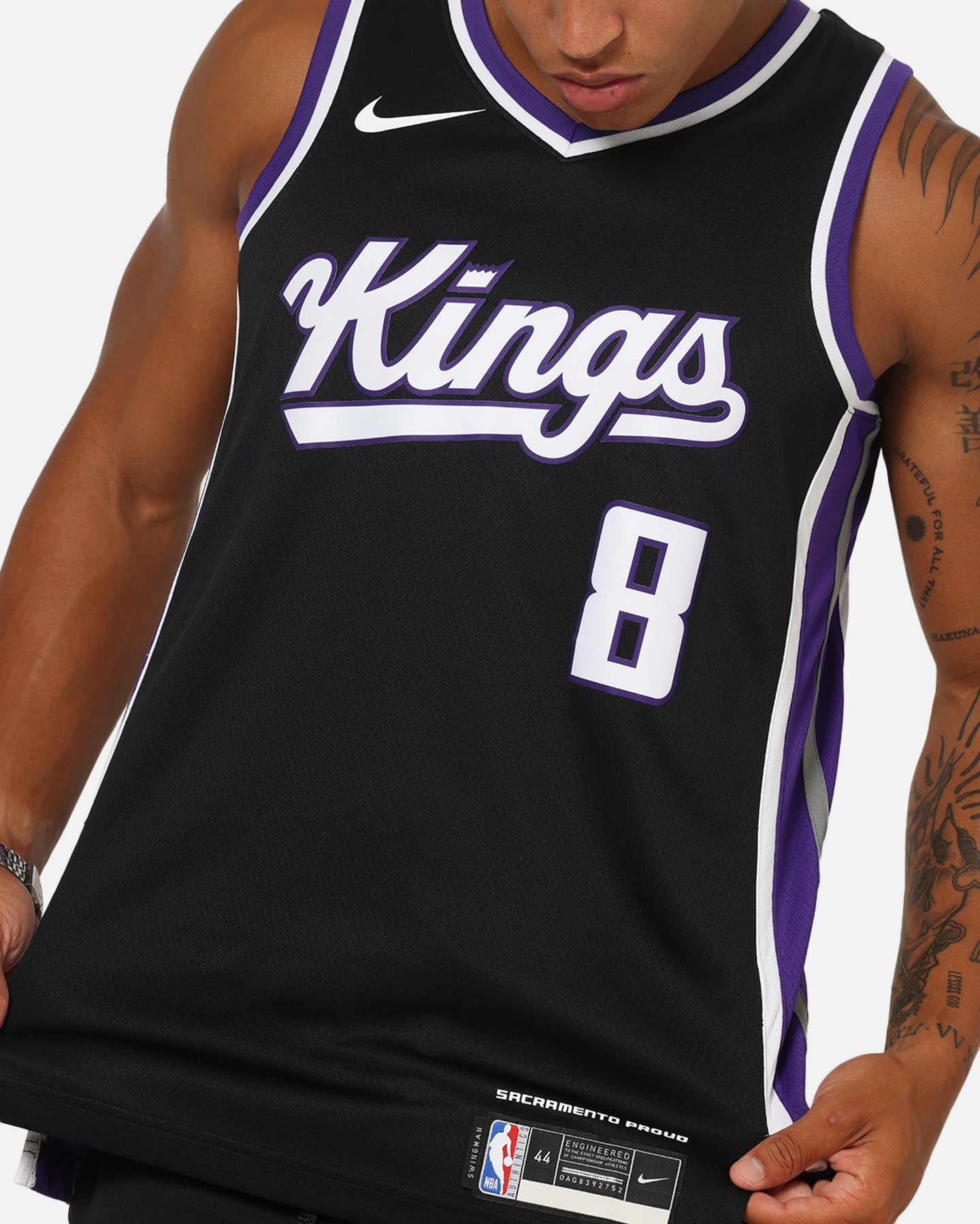 Nike Zach LaVine Sacramento Kings #8 Icon Edition 2023/24 Nike Dri-Fit NBA Swingman Jersey Black