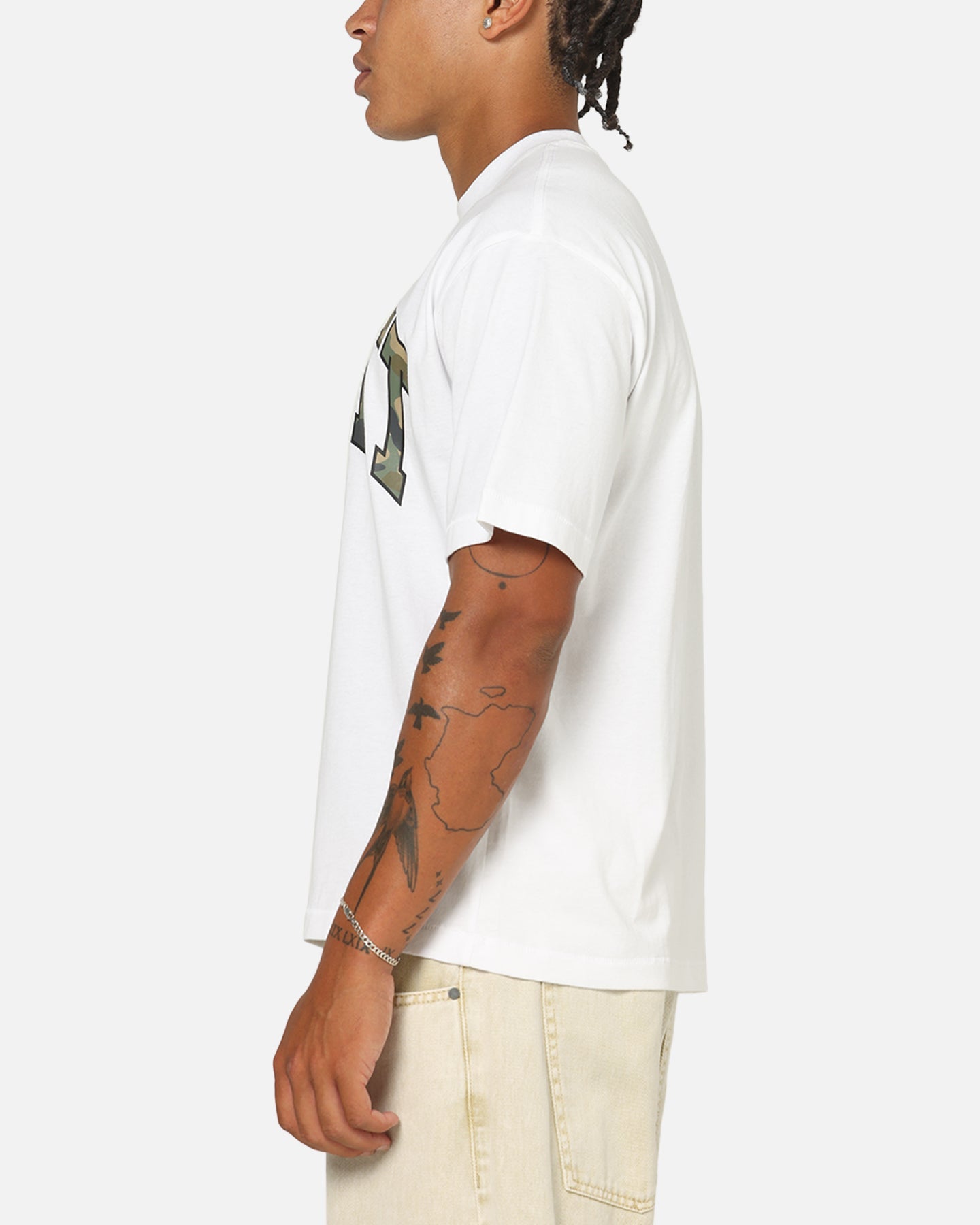 Market Camo Arc T-Shirt White
