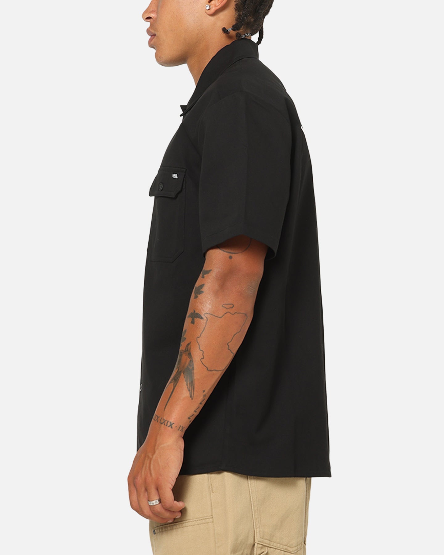 Von Dutch Button Up Shirt Black
