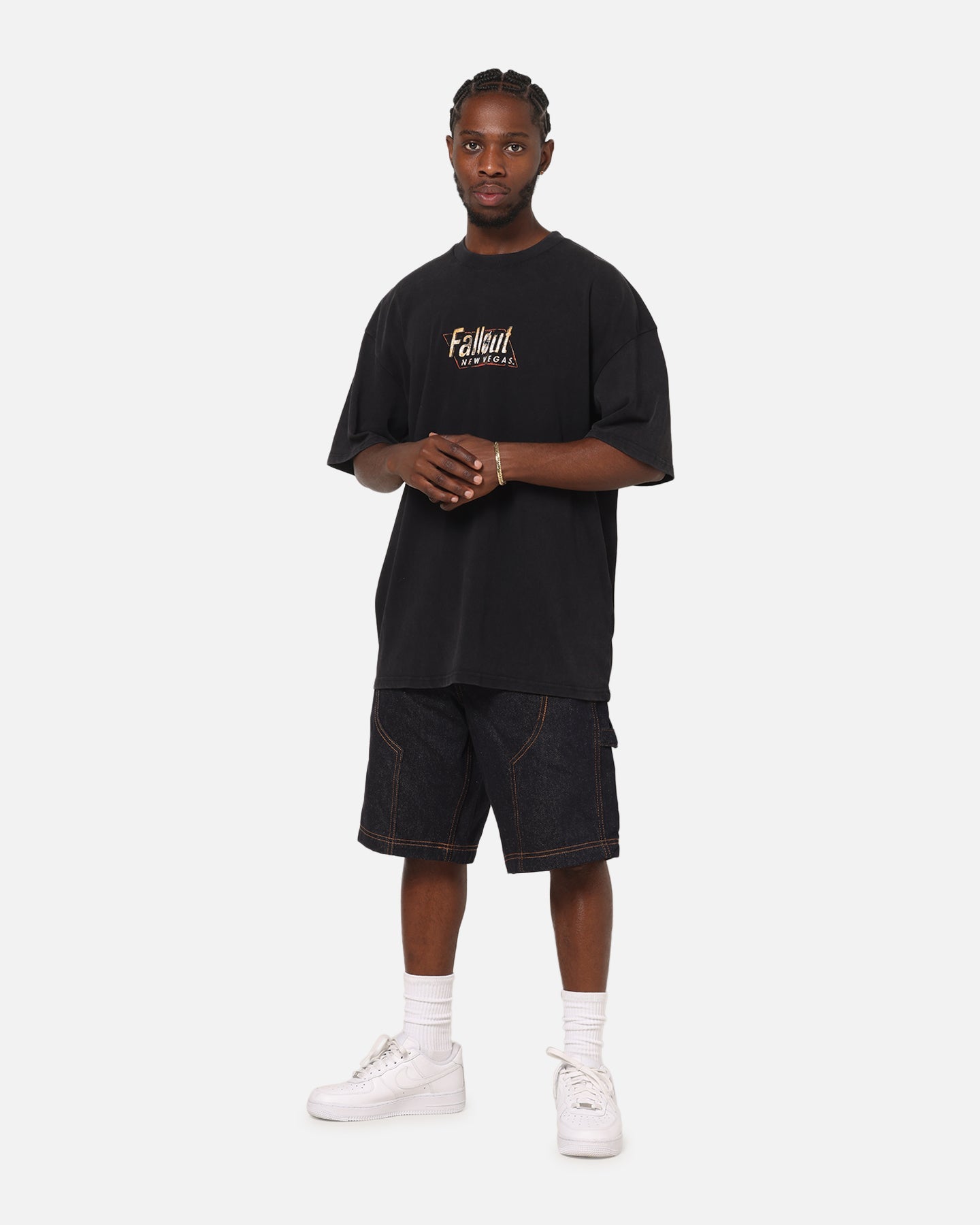 73Studio X Fallout: New Vegas T-Shirt Black Acidwash