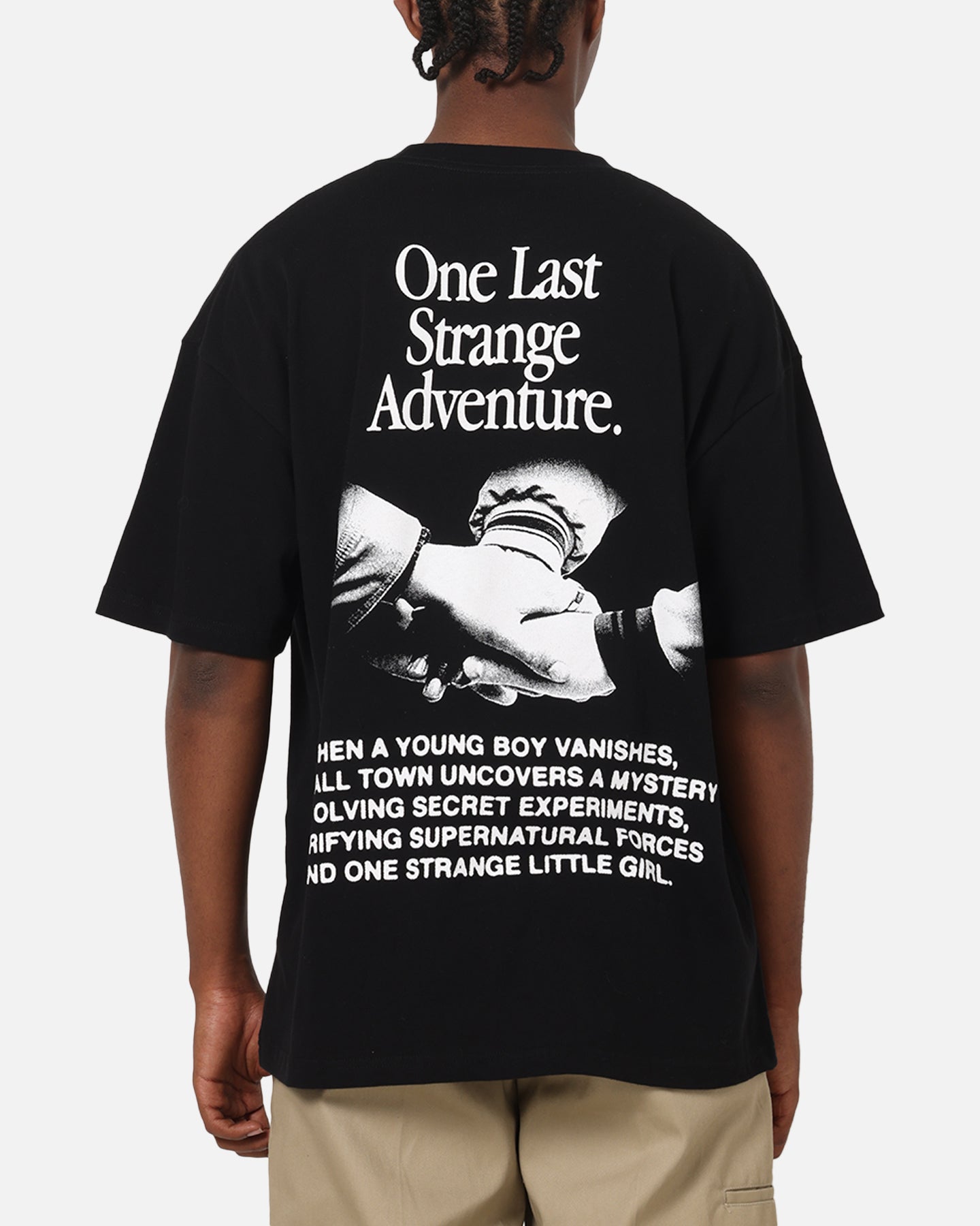 73Studio X Stranger Things One Last Strange Adventure T-Shirt Black