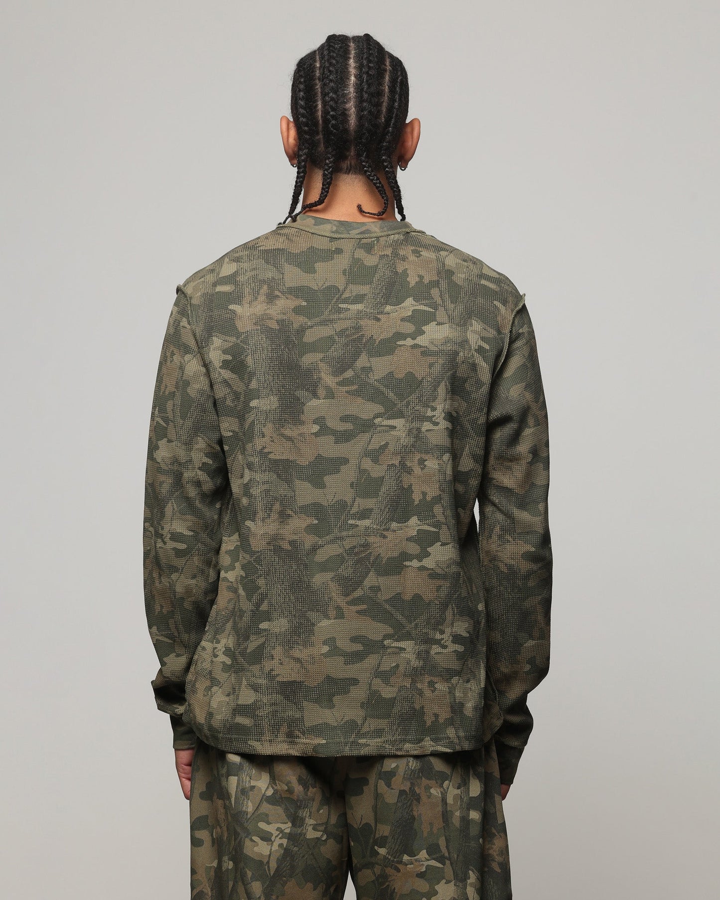 American Thrift Long Sleeve Thermal T-Shirt Camo