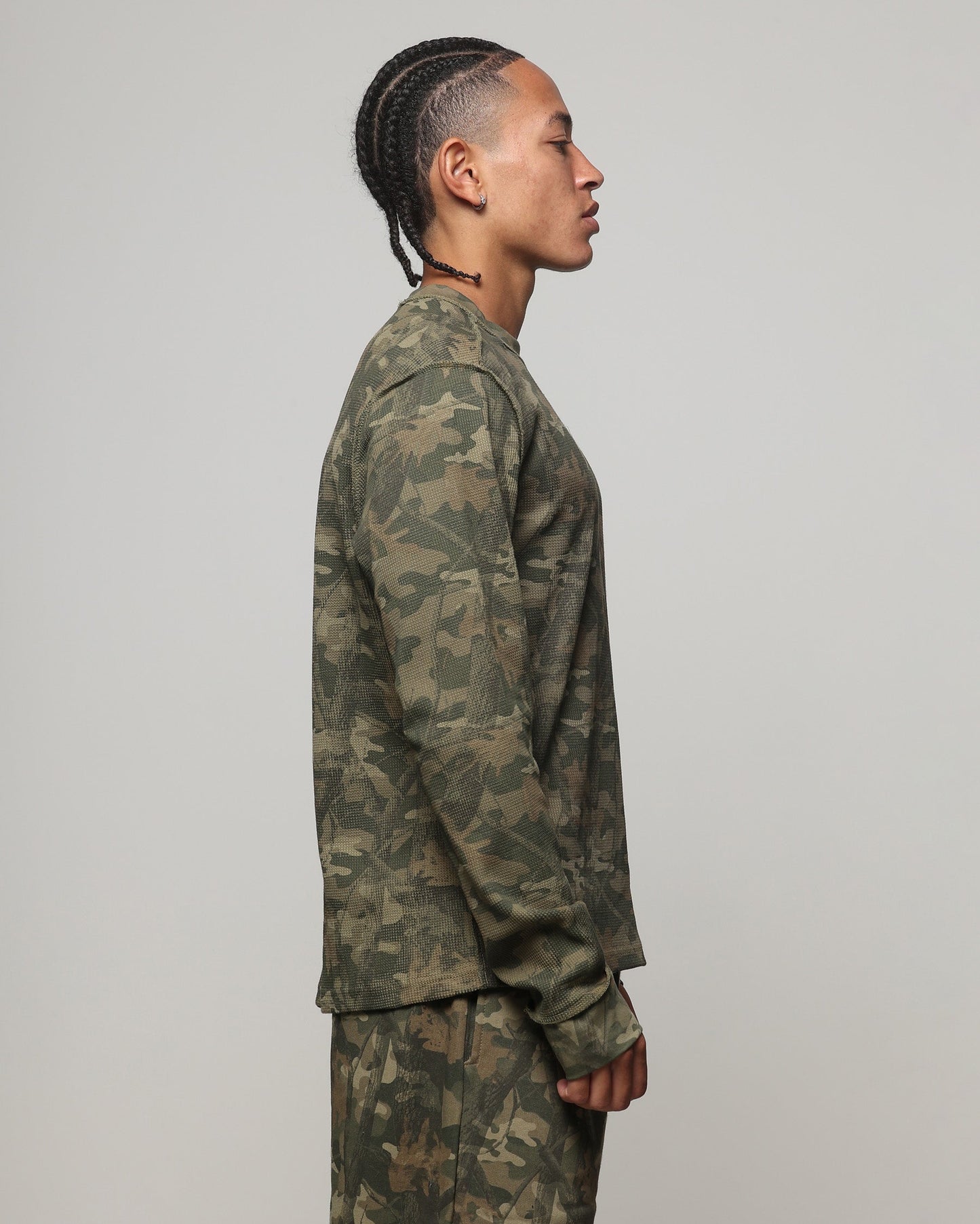 American Thrift Long Sleeve Thermal T-Shirt Camo