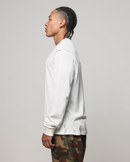 American Thrift Long Sleeve Thermal T-Shirt Off White