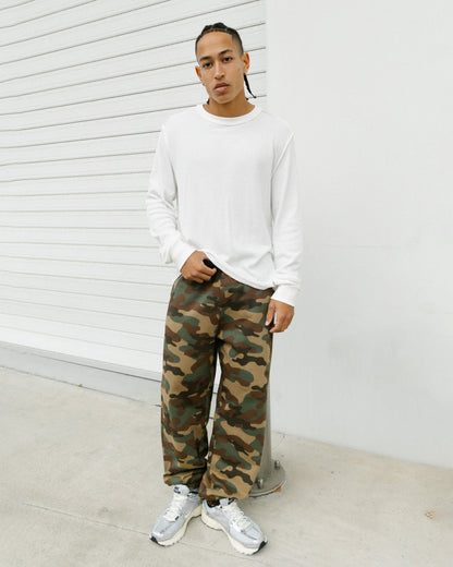 American Thrift Long Sleeve Thermal T-Shirt Off White