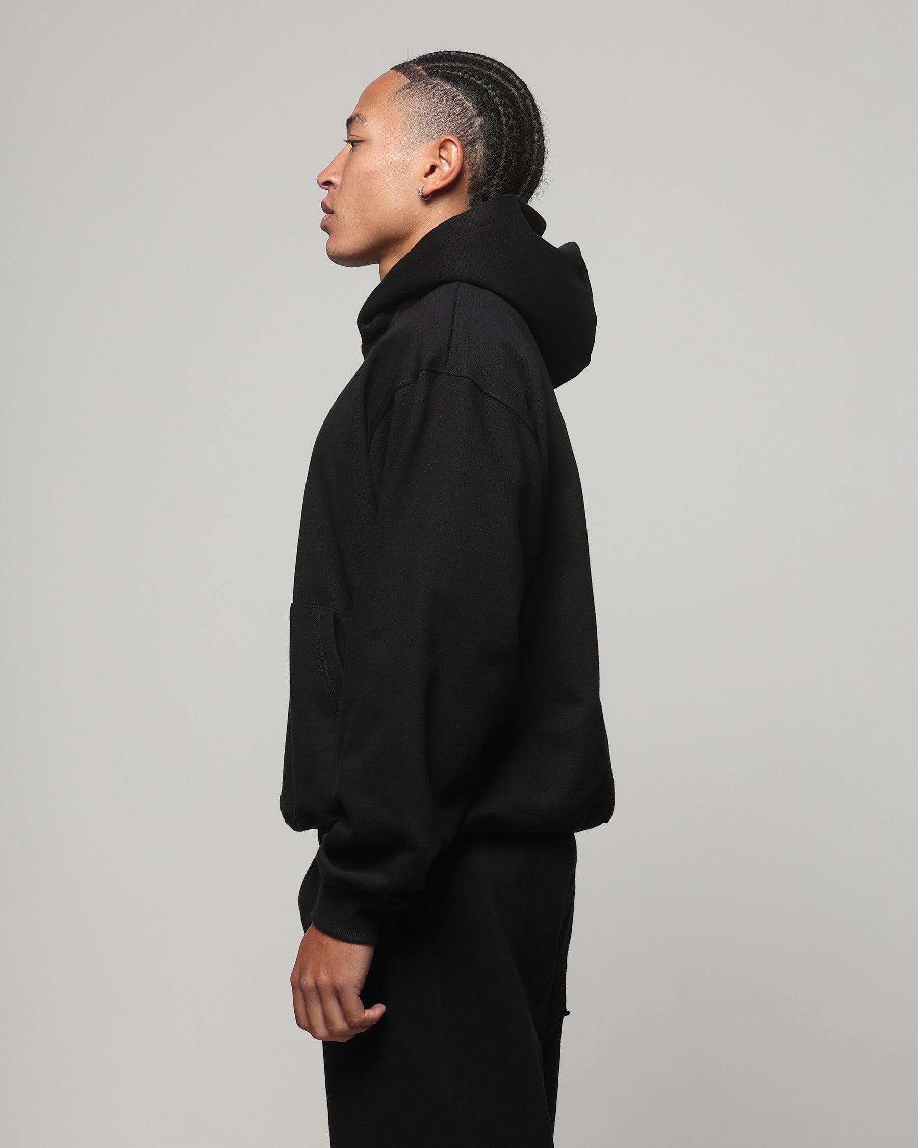 American Thrift Pullover Hoodie Black
