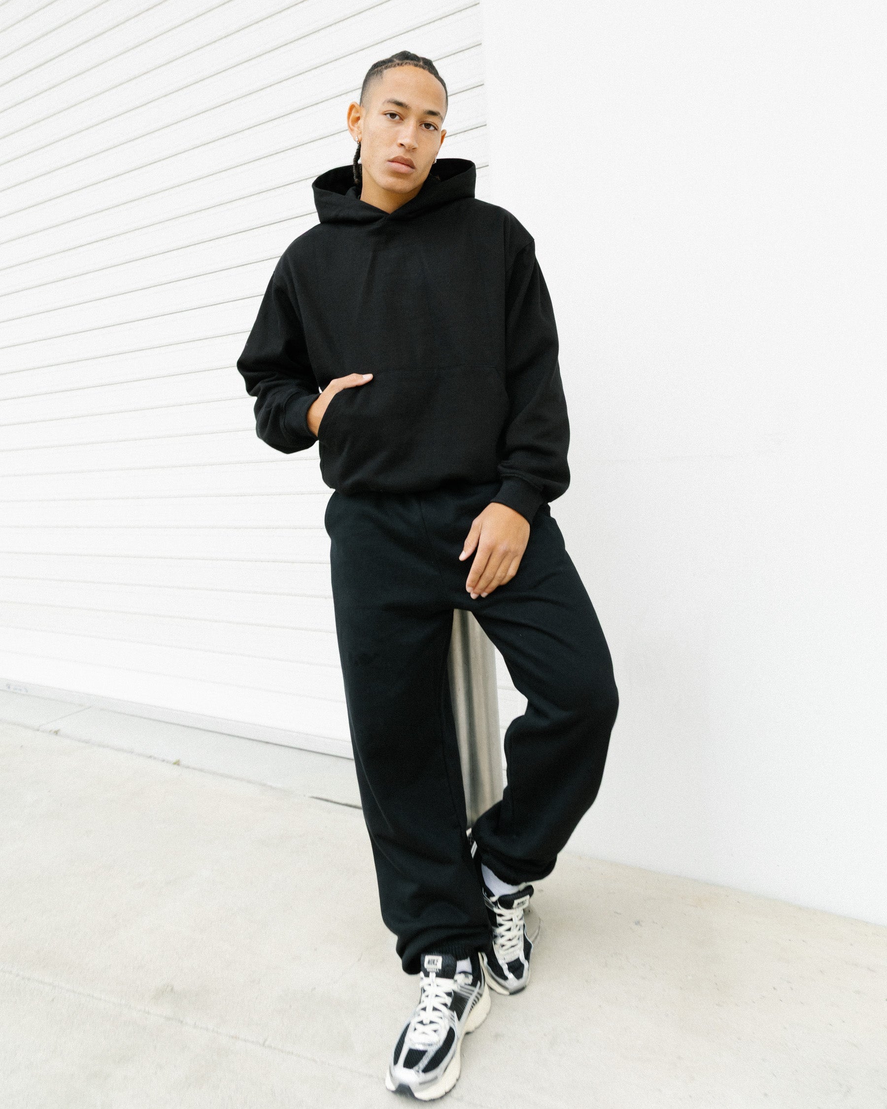 American Thrift Pullover Hoodie Black
