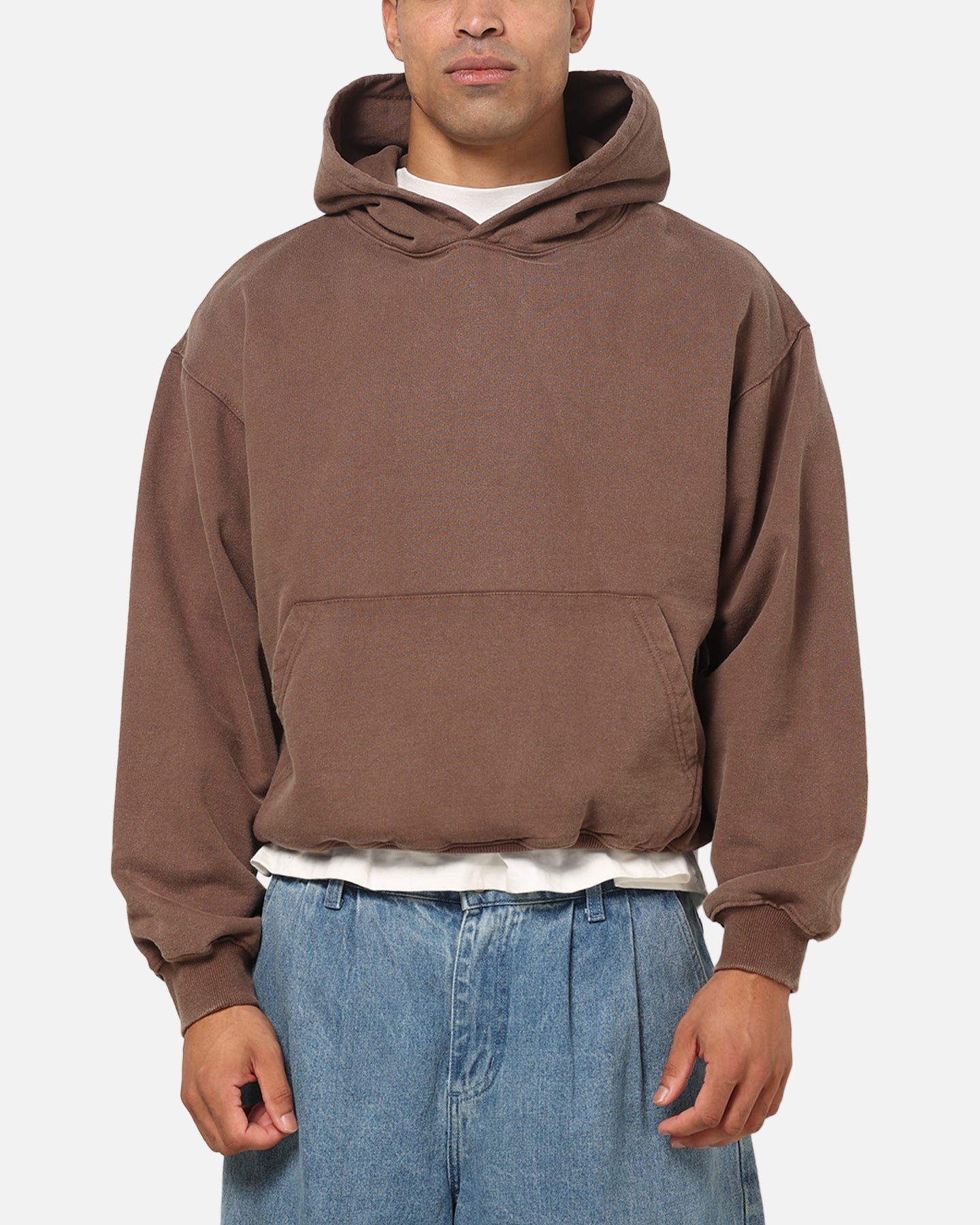 American Thrift Pullover Hoodie Washed Brown