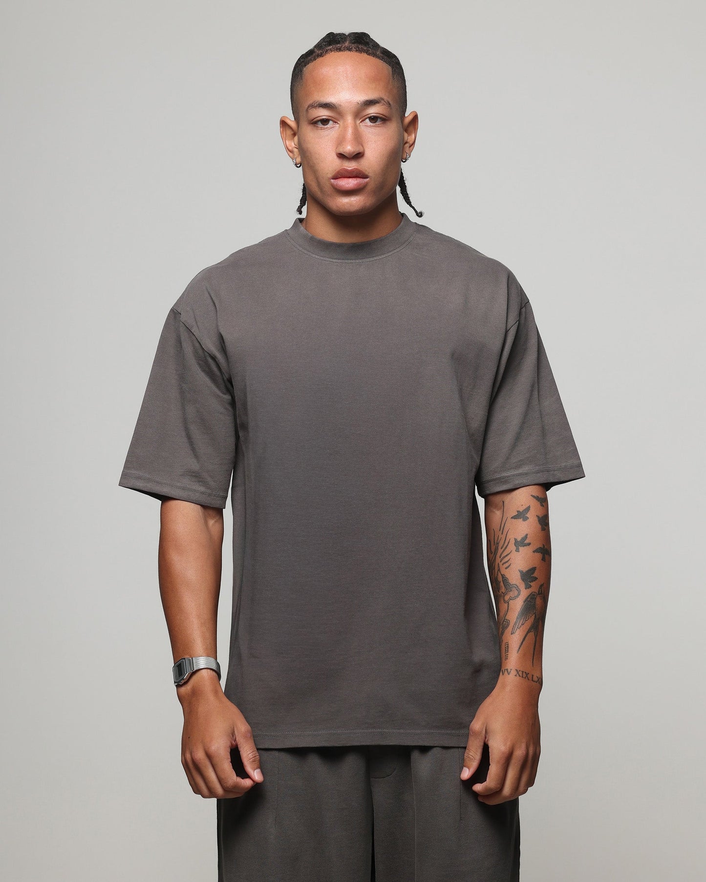 American Thrift Short Sleeve T-Shirt Washed Charcoal