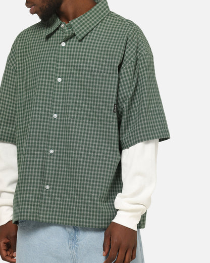 Carre Archive Layered Shirt Green Plaid